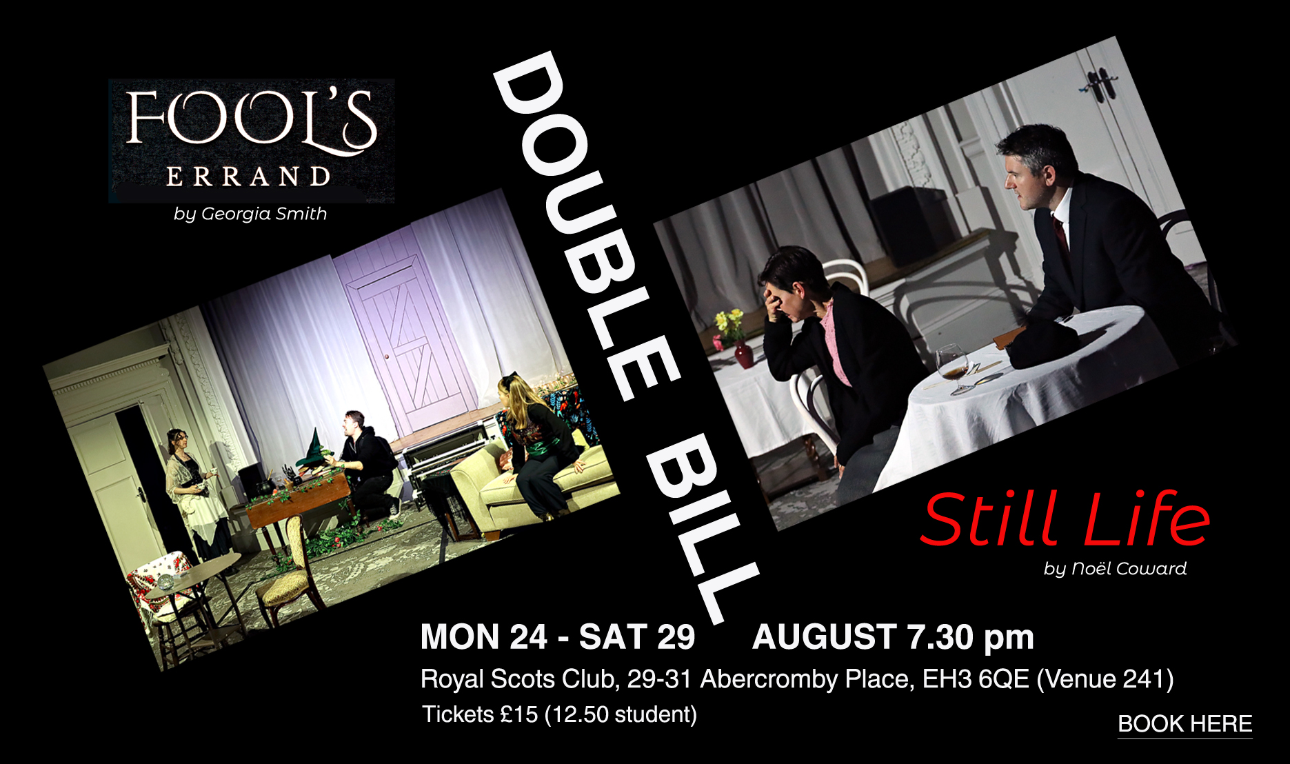 Edinburgh Fringe Double Bill